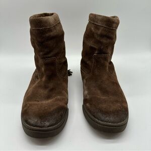 OluKai Kapa Moe Dark Brown Suede Moccasins 8